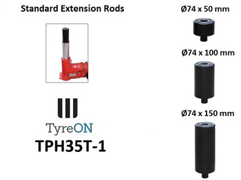 Équipement de garage TPH35T-1 Air hydraulic jack 35 Tons: photos 3