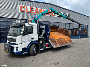 Camion benne, Camion grue Volvo FM 330 HMF 16 Tonmeter Z-kraan: photos 2