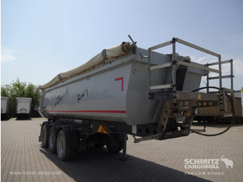 Semi-remorque benne SCHMITZ Tipper Steel half pipe body 24m³: photos 5