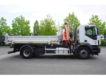 Camion grue IVECO STRALIS 330 E6 / FASSI 195A 8.5 T / 3-side tipper: photos 5