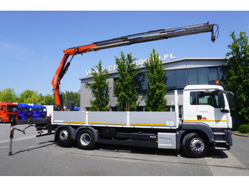 Camion grue MAN TGS 26.360 Flatbed / Fassi F175 7.7 T / steered 3rd axle: photos 4