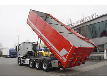 Camion plateau MERCEDES-BENZ Actros 3563 8x4 / Tipper for grain 20 t load capacity: photos 5