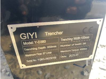 Trancheuse neuf GIYI Y-D380 150 mm (Unused): photos 5