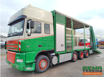 Crédit-bail de DAF FAK XF95.430 8x2 Super SuperSpaceCab Euro3 - CurtainSider 7.31m + Ramp 16T - MachineTransporter - 6 Persons  (V558) DAF FAK XF95.430 8x2 Super SuperSpaceCab Euro3 - CurtainSider 7.31m + Ramp 16T - MachineTransporter - 6 Persons  (V558): photos 1