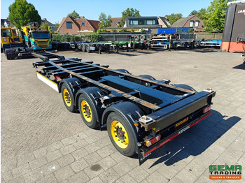 Semi-remorque porte-conteneur/ Caisse mobile Kögel PORT 40 SIMPLEX 20 3-Assen SAF - Schijfremmen - 20/30/40FT Aansluiting - Achterschuiver: photos 3
