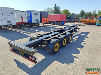 Semi-remorque porte-conteneur/ Caisse mobile Kögel PORT 40 SIMPLEX 20 3-Assen SAF - Schijfremmen - 20/30/40FT Aansluiting - Achterschuiver: photos 2