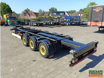 Semi-remorque porte-conteneur/ Caisse mobile Kögel PORT 40 SIMPLEX 20 3-Assen SAF - Schijfremmen - 20/30/40FT Aansluiting - Achterschuiver: photos 5