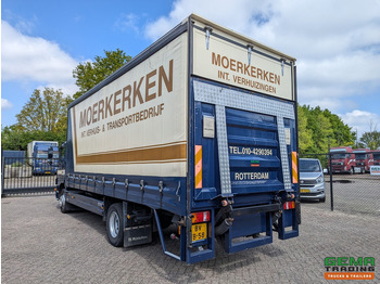 Camion à rideaux coulissants Mercedes-Benz ATEGO 1222 L 4x2 Slaapcab Euro5 - Standkachel - Schuifzeilen/Gesloten Bak 6.5m +  laadklep 1500kg: photos 3