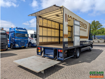 Camion à rideaux coulissants Mercedes-Benz ATEGO 1222 L 4x2 Slaapcab Euro5 - Standkachel - Schuifzeilen/Gesloten Bak 6.5m +  laadklep 1500kg: photos 2