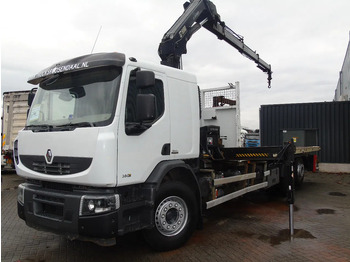 Camion grue Renault Premium 380 DXI + HIAB 166 + 6x2 + EURO 5: photos 2
