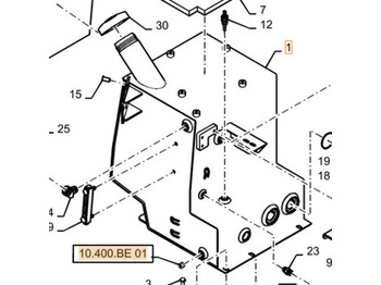 Réservoir hydraulique CASE