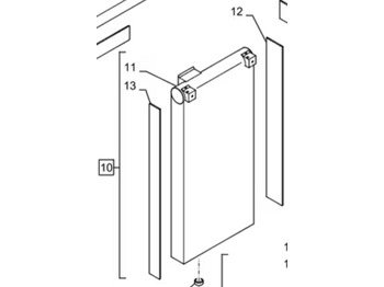 Radiateur d'huile CASE