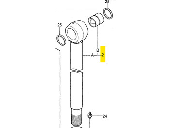 Vérin hydraulique HITACHI