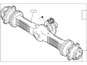 Essieu avant NEW HOLLAND