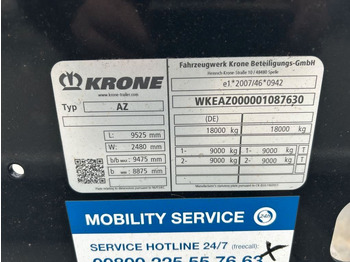 Remorque porte-conteneur/ Caisse mobile neuf Krone 2 Achswechselfahrgestell, Typ: MAXI AZW 18 eL3B7: photos 4