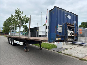 Semi-remorque plateau Krone SD Flatbed met rongen 41 ton standard chassis: photos 3