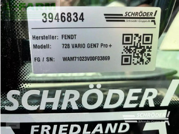 Tracteur agricole Fendt 728 vario gen7 profi plus ProfiPlus: photos 4