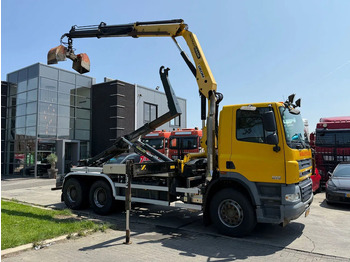 Camion grue DAF CF 85.410 6X4 - EURO 5 + PALFINGER PK15500 + REMOTE + PALFINGER HOOK: photos 3