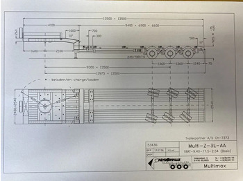 Semi-remorque surbaissé Faymonville 3 AXEL STEERING DOUBLE EXTENDABLE BED 9,4+6,9+6,6 METER: photos 3