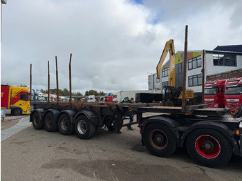 Semi-remorque grumier KEL-BERG 4 AXLE - BPW - EXTENDABLE - HOLZ/WOOD/HOUT: photos 2