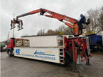 Semi-remorque plateau Orthaus 2 ASSIGE STEERING AXEL MKG HLK 330 VG CRANE: photos 2