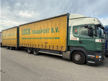 Camion à rideaux coulissants SCANIA R 450