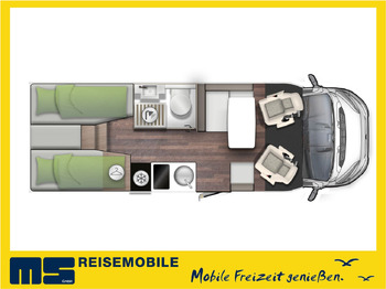 Camping-car profilé Forster T 699 EB / -MODELL 2025-/ EINZELBETTEN & HUBBETT: photos 2