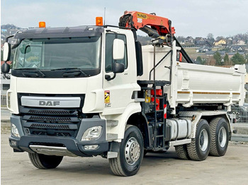 Crédit-bail de  DAF CF 410 * Kipper 4,90 m + PK 16001 - K B * 6x4 DAF CF 410 * Kipper 4,90 m + PK 16001 - K B * 6x4: photos 5