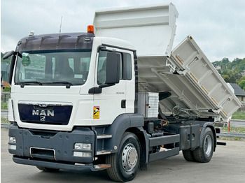 Camion benne, Camion grue MAN TGS 18.320 * KIPPER 4,95m + BORDMATIC*TOPZUSTAND: photos 3