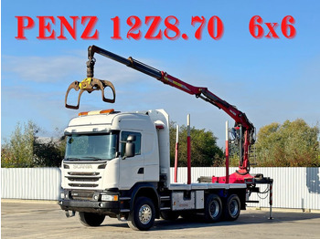 Camion grue SCANIA G 490