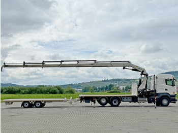 Camion grue Scania R440 * HIAB 422 E-6 HIPRO + FUNK + Anhänger! 6x4: photos 5