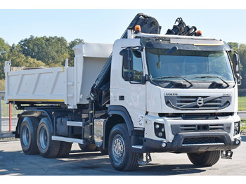 Camion benne Volvo FMX 410 Kipper 5,20m*HIAB 122 D-4 HIDUO/FUNK*6x4: photos 4
