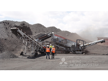 Crible neuf Liming 100-150 tph Mobile Screening Plant Mobile Vibrating Screen: photos 4