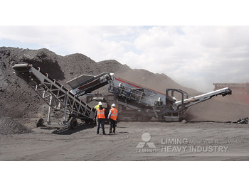 Crible neuf Liming 100-150 tph Mobile Screening Plant Mobile Vibrating Screen: photos 3