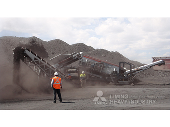 Crible neuf Liming 100-150 tph Mobile Screening Plant Mobile Vibrating Screen: photos 5