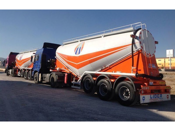 Semi-remorque citerne pour transport de ciment neuf LIDER 2024 MODEL NEW CEMENT TANKER: photos 3