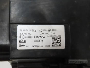 Feu avant pour Camion DAF 2188984 Koplamp Li. XG: photos 3 Feu avant pour Camion DAF 2188984 Koplamp Li. XG: photos 3