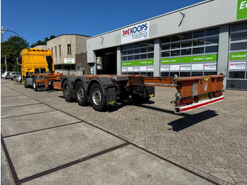 Crédit-bail de Broshuis MFCC container chassis Multi functioneel  2x 20 1x 30 1x 40 1x 45 saf assen uitschuifbaar tot 14,40 Broshuis MFCC container chassis Multi functioneel  2x 20 1x 30 1x 40 1x 45 saf assen uitschuifbaar tot 14,40: photos 2