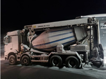Camion malaxeur Mercedes-Benz 3251 / 9 m3 mixer + Liebher 12+4: photos 2