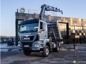 Camion grue, Camion benne MAN  TGS 18.480 4x4 HIAB 188 E-4 CRANE KIPPER EURO 6 MAN  TGS 18.480 4x4 HIAB 188 E-4 CRANE KIPPER EURO 6: photos 4