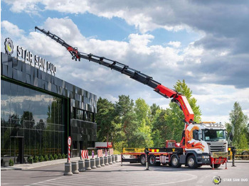 Camion grue Scania  G450 8x2 PALFINGER PK 85002 Fly Jib Winch: photos 2 Camion grue Scania  G450 8x2 PALFINGER PK 85002 Fly Jib Winch: photos 2