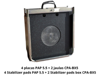 Pièces de rechange pour Grue auxiliaire neuf 4 Stabilizer Pads PAP 5.5 + 2 Boxes CPA-BX5 OF-4-4P2J: photos 2