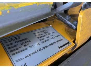 Chariot élévateur électrique Jungheinrich EFG220: photos 4 Chariot élévateur électrique Jungheinrich EFG220: photos 4