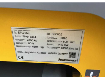 Chariot élévateur électrique Jungheinrich EFG550: photos 4 Chariot élévateur électrique Jungheinrich EFG550: photos 4
