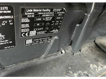 Chariot élévateur électrique Linde E14-02: photos 4 Chariot élévateur électrique Linde E14-02: photos 4