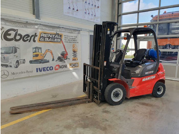 Chariot élévateur à gaz Manitou MI 25 G / Triplex: 4.70m / nur 1.976h! / SS: photos 3