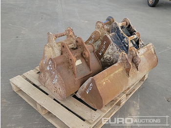Godet 36" Ditching, 18", 18", 12", 12" Digging Bucket 30-35mm Pin to suit Mini Excavator: photos 3