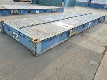 Carrosserie interchangeable/ Conteneur 30' Flat Rack Container Bridge: photos 1