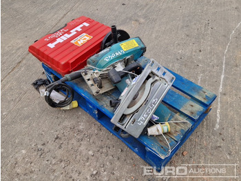Matériel de chantier Makkta 110Volt Circular Saw (2 of), Makita GA9020 110Volt Angle Grinder, Hilti TE 300 110Volt Hammer Drill: photos 3