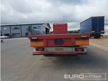 Semi-remorque plateau Montracon 45' Tri Axle Flat Trailer, Goal Post Sockets: photos 4